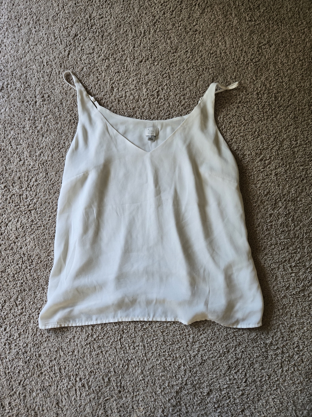 A New Day Cream V-Neck Camisole Top - Size L